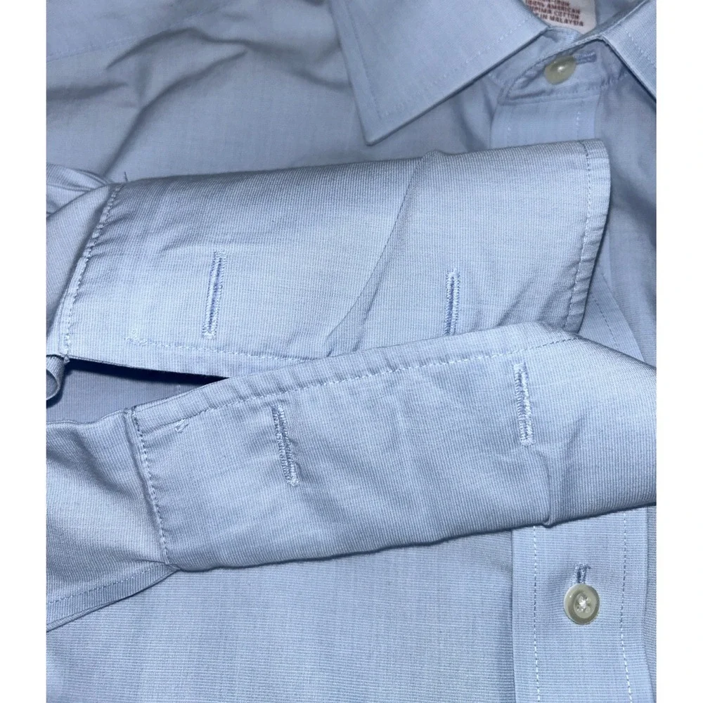 Brooks Brothers Madison French Cuff Button Up Men's 15.5-33 Light Blue‎ (READ)
